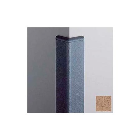 Pawling Surface Mounted Corner Guard 90Deg, 2'' Wings, 12'H W/ Caps, Mocha CG-20-12-288